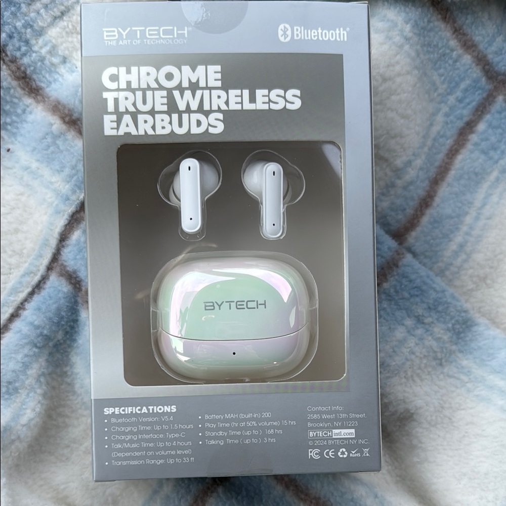 Chrome True Wireless Earbuds - White